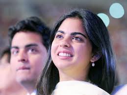 Isha Ambani: Stanford done, now Isha Ambani to join family business - The  Economic Times