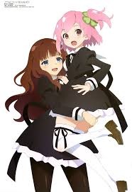 Assault Lily Bouquet Kaede Johan Nouvel Y Riri Hitotsuyanagi En 2020 Fondo De Pantalla Movil Pantalla Movil