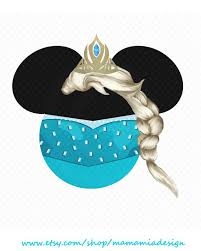 Instant Download Tiara And Princess Elsa From Disney S Frozen Minnie Mouse Head Silhouette Diy Iron Transfer Disney Cruise Magnets Disney Disney Scrapbook