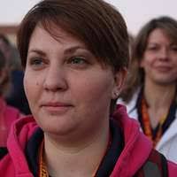 High School teacher, Ms. Emily Larson, at DeSales High