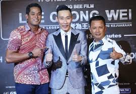 Rosyam nor, mark lee, yann yann yeo and others. Rosyam Ajak Tonton Filem Lee Chong Wei