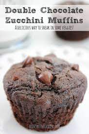 Double Chocolate Zucchini Muffin Recipe Freezer Friendly Recipe Double Chocolate Zucchini Muffins Zucchini Muffins Chocolate Zucchini Muffins
