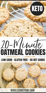 You can either do this with spoons or your hands. Easy Sugar Free Oatmeal Cookies Low Carb Gluten Free Sugar Free Oatmeal Sugar Free Oatmeal Cookies Oatmeal Cookie Recipes