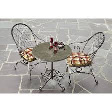 Jaclyn Smith Today Cherry Valley Granite Bistro Table Limited Availability Outdoor Living Pati Patio Furnishings Wood Patio Furniture Iron Patio Furniture