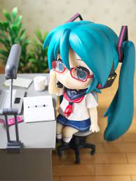 It Is Studying Hatsune Miku Hatsune Nendoroid Anime