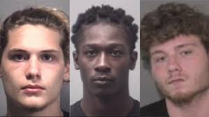 Trio accused of multiple vehicle break-ins, Carolina Beach police say