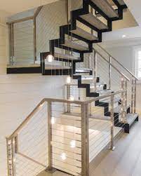 Multi Level Modern Floating Staircase Modern Staircase New York By Keuka Studios Inc Houzz