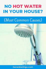No Hot Water In Your House Most Common Causes Hot Water Water Heating Hot Water Heater