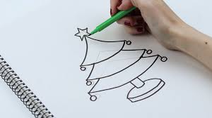 how to draw christmas trees with pictures wikihow