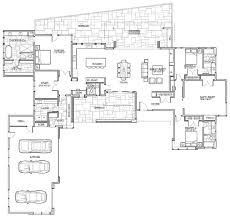One Story Floor Plans Open Concept 4 Bedroom 3 Bath Bedrooms 3 Baths Breathtaking Single Story Ho House Plans Modern Style House Plans Modern Floor Plans