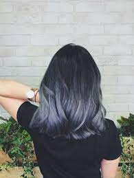 Ash gray on black hair. Finally The Ash Gray Ombre Hair I Dreamed Of Gt Fashionmodel F Ash Hair Color Grey Ombre Hair Hair Styles