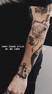 When The World Begins Harrystyleshot Harry Styles Tattoos Harry Styles Wallpaper Harry Styles