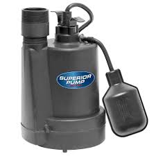 1 4 Hp Submersible Thermoplastic Sump Pump 92250 The Home Depot In 2020 Submersible Sump Pump Sump Pump Pumps
