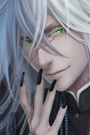 Boys with green eyes boy with white hair anime guys with glasses hot anime guys anime boys smile drawing nate river eyes artwork fairy tail girls. White Hair Fantasy Man Green Eyes 1080x1920 Iphone 8 7 6 6s Plus Wallpaper Background Picture Image