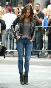 Megan Fox Actress Fashion Jacket Outfits Leather Jacket Outfits