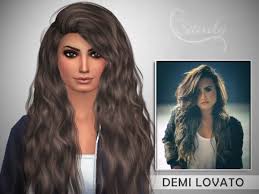 The Sims Resource Demi Lovato By Sand Y Sims 4 Downloads Demi Lovato Hair Demi Lovato Sims 4