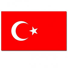 Turkije het land van mooie de mooie stranden, hoge bergen, geweldige baaien en een hele mooie natuur. Turkse Vlag Goede Kwaliteit Fun En Feest