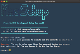 The terminal app lets you control your mac. Github Gguerini Mac Setup Front End Web Development Setup For Macos