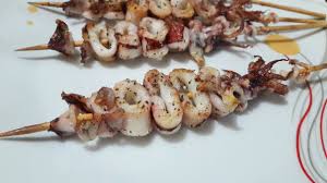 38 Grilled Squid Bbq Sticks Inihaw Na Pusit Youtube Grilled Squid Bbq Squid Bbq Sticks
