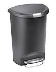 Step Can, Black, 50-L simplehuman
