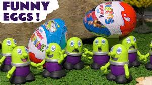 Funny Funlings Kinder Surprise Egg Hunt With Thomas Train Tt4u Kinder Surprise Eggs Surprise Egg Funny Eggs