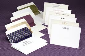 Thank you cards above, clockwise from top left: Monogrammed Stationery Studio Notes