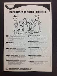 Top Ten Tips For Being A Good Teammate Positive Classroom Environment Positive Attitude Behavior Management