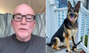 German shepherd saves her owner's life by dragging him to his phone after  he suffered a stroke