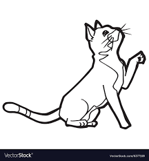 Kristin rogers photography / getty images most owners recognize their special cats have a distinct cat personality. Cat And Kitten Coloring Page Royalty Free Vector Image