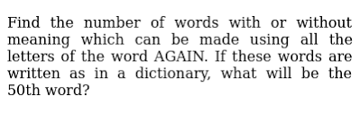 Live dictionary word finder tool. Find The Number Of Words With Or Without Meaning Which Can Be Made