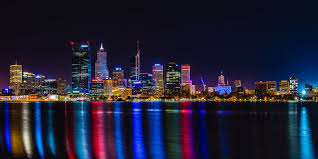Perth At Night Australia Night Travel Perth Australia See More Https Www Facebook Com Chris Wysocki1 Media Set City Skyline Skyline Night City