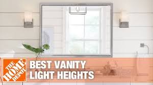 Vanity Light Height The Home Depot