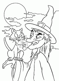 Color pictures, email pictures, and more with these halloween coloring pages. Halloween Witch And Black Cat Coloring Pages For Kids Halloween Printables Free Witch Coloring Pages Halloween Coloring Pages Halloween Coloring Pictures