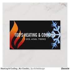 Get custom hvac business cards starting at $39. Heating Cooling Air Conditioning Hvac Business Card Zazzle Com In 2021 Hvac Business Air Conditioning Business Air Conditioning Logo