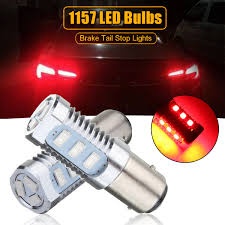 They are necessary when driving at night, twilight hours, or in bad weather like rain and snow. 2x 1157 Red Flashing Strobe Blinking Rear Alert Safety Brake Tail Stop Lights Walmart Com Walmart Com