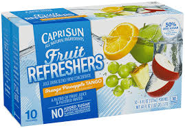 May 26, 2021 · @jojo139351. Fruit Refreshers Juice No Sugar Added Juice Capri Sun