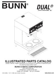 Free shipping on orders over $25 shipped by amazon. Bunn Dual Illustrated Parts Catalog Pdf Download Manualslib