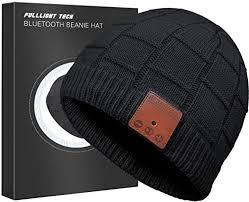 Winter beanie hat for men and women, cold weather windproof thermal knit hat lined with fleece, for running, cycling and ski. Upgraded Bluetooth Beanie Hat Headphones Wireless Headset Winter Music Speaker Hat Knit Running Cap With Stereo Speakers Mic Unique Christmas Tech Gifts For Women Mom Her Men Teens Boys Girls