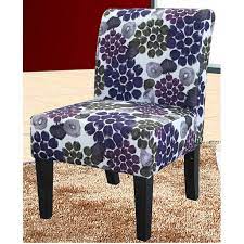 Foam padding lends comfort to the seat, while polyester blend upholstery in a solid hue wraps around to tie it all together. Us Pride Furniture Grace Modern Floral Print Fabric Upholstered Accent Chair Purple C 057 Walmart Com Walmart Com