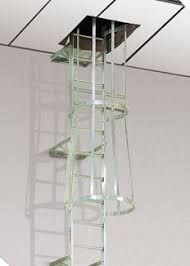 Universal fit wood attic ladder with 250 lb. Fixed Access Aluminum Ladder Alaco Ladder