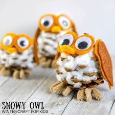 Seasonal owl art and craft projects for kids Snowy Owl Winter Craft For Kids Little Bins For Little Hands