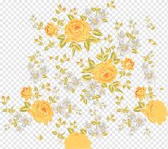 Driftaway floral delight botanic pattern room darkening thermal insulated grommet unlined window curtains set of 2 panels each 52 inch by 84 inch navy 4.7 out of 5 stars 932 $37.99 $ 37. White And Yellow Petaled Flowers Illustration Floral Design Flower Exquisite Flower Pattern Border Design Free Border Flower Arranging White Png Pngwing