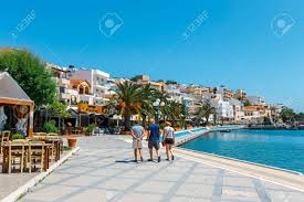 Visitors in sitia particularly enjoy the climate and the wonderful beaches. Sitia Crete Greece June 11 2017 The Pictursque Port Of Sitia Crete Greece Sitia Is A Traditional Town At The East Crete Near The Beach Of Palm Trees Vai Stock Photo