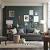 Living Room Decor Grey Sofa