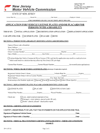If you do not have adobe reader, please go to the following link. Nj Dmv Handicap Placard Fill Online Printable Fillable Blank Pdffiller