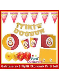 Galatasaray 8 Kisilik Ekonomik Parti Seti Fiyati Parti Dogum Gunu Dogum Gunu Susleri