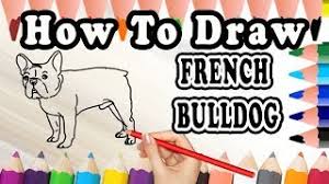 How to draw a bulldog face. How To Draw A French Bulldog Dog Drawing Step By Step French Bulldog Dog Draw Easy For Kids Youtube