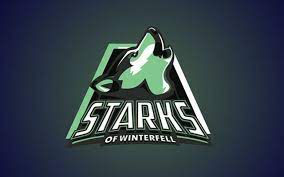 Stark Game Of Thrones Houses As Sports Team Logos Winterfell Art Sports Team Logos Game Of Thrones Art
