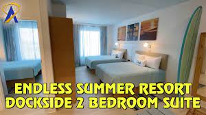 International drive/ universal studios area that have 2 bedroom suites? Two Bedroom Suite Tour At Universal S Endless Summer Resort Dockside Inn And Suites Youtube