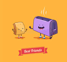 Meilleurs Amis Dessin Anime De Vecteur Petit Dejeuner Illustration De Vecteur Illustration Du Dessin Vecteur 52704568